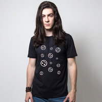 CAMISETA PRETA - SMILES