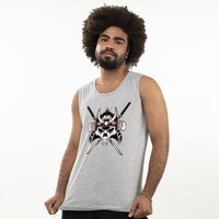 REGATA CINZA - SAMURAI SKULL