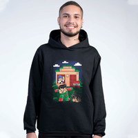 MOLETOM PRETO - AMIZADE PERFEITA