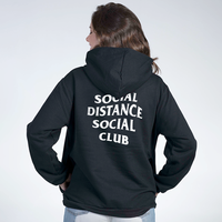 MOLETOM PRETO - SOCIAL DISTANCE CLUB