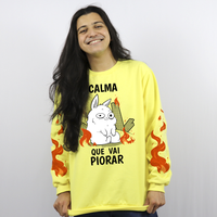 MOLETOM BÁSICO AMARELO - CALMA