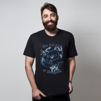 CAMISETA PRETA - O CICLO DO DRAGÃO