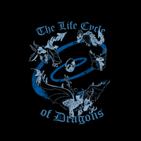CAMISETA PRETA - O CICLO DO DRAGÃO