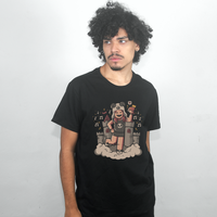 CAMISETA PRETA - EU GOSTO DE BATATA
