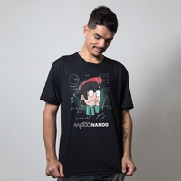 CAMISETA PRETA - RACIOCINANDO
