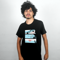 CAMISETA PRETA - O MAR
