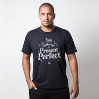 CAMISETA PRETA - PRESENT PERFECT