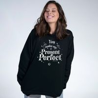 MOLETOM PRETO - PRESENT PERFECT