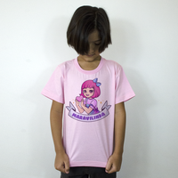 CAMISETA ROSA - MARAVILINDA