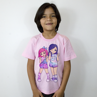 CAMISETA ROSA - NATY E KEKE