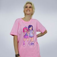 CAMISETA ROSA - NATY E KEKE