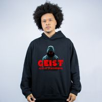 MOLETOM PRETO - CAPUZ GEIST
