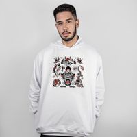 MOLETOM OFF WHITE - OLD SCHOOL