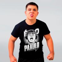 CAMISETA PRETA - É O PAULO