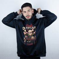 MOLETOM PRETO - FINALLY FRIDAY