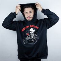 MOLETOM PRETO - COFFIN BREAK