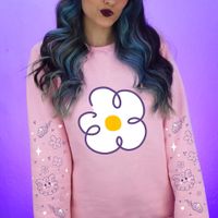 MOLETOM BÁSICO ROSA - PRINCESA DESASTRADA