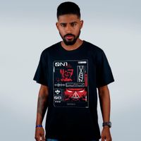 CAMISETA PRETA - DANGER-ZONE