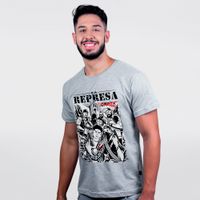 CAMISETA CINZA - É A REPRESA