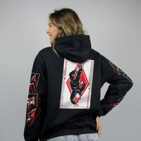 MOLETOM PRETO - JOKER BRANCO