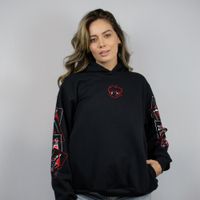 MOLETOM PRETO - JOKER BRANCO