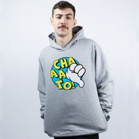 MOLETOM CINZA - CHAAATO
