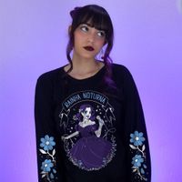 MANGA LONGA PRETA - RAINHA NOTURNA