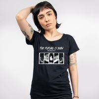 CAMISETA PRETA - THE FUTURO IS SHOW