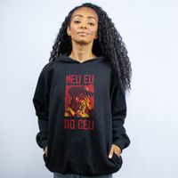 MOLETOM PRETO - MEU EU DO CEU