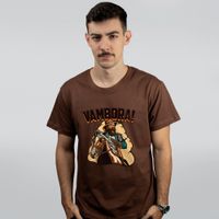 CAMISETA MARROM - VAMBORA