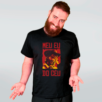 CAMISETA PRETA - MEU EU DO CEU