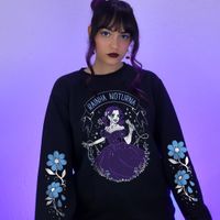 MOLETOM BÁSICO PRETO - RAINHA NOTURNA