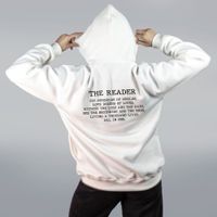 MOLETOM OFF WHITE - THE READER