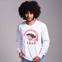 MANGA LONGA OFF WHITE - IRRITANTEMENTE FOFA