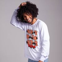 MANGA LONGA OFF WHITE - ROBSON A CAPIVARA COLORIDO