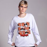 MANGA LONGA OFF WHITE - ROBSON A CAPIVARA COLORIDO