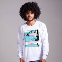 MANGA LONGA OFF WHITE - O MAR