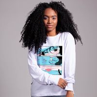 MANGA LONGA OFF WHITE - O MAR
