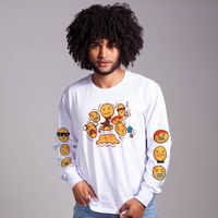 MANGA LONGA OFF WHITE - EMOJI