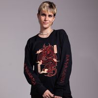 MANGA LONGA PRETA - RED DRAGON