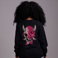 MANGA LONGA PRETA - DEMON SKULL