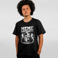 CAMISETA PRETA - MEME UNIVERSITY