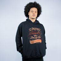 MOLETOM PRETO - UP TO NO GOOD