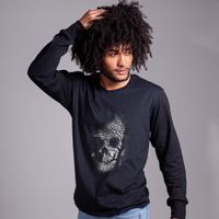 MANGA LONGA PRETA - SMOKE SKULL