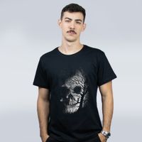 CAMISETA PRETA - SMOKE SKULL
