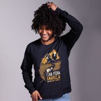 MANGA LONGA PRETA - FOIA AMARELA