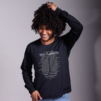 MANGA LONGA PRETA - THE CLASSICS BRANCO