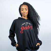 MOLETOM PRETO - FALA QUE EU SOU GATA