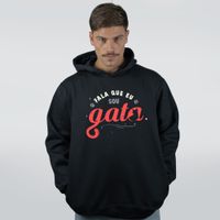 MOLETOM PRETO - FALA QUE EU SOU GATA