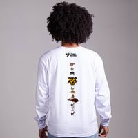 MANGA LONGA OFF WHITE - PERSONAGENS DO BRASIL